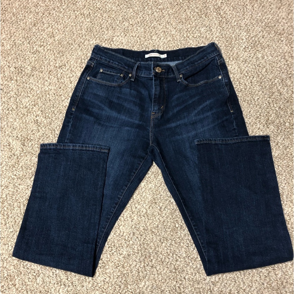 Levi 505 Straight Leg Denim Jeans Size 8